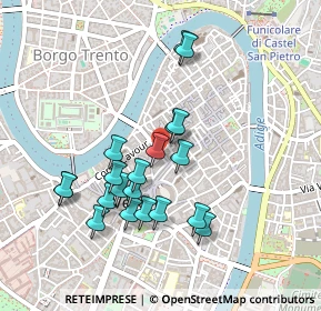 Mappa Vicolo del Guasto, 37121 Verona VR, Italia (0.421)