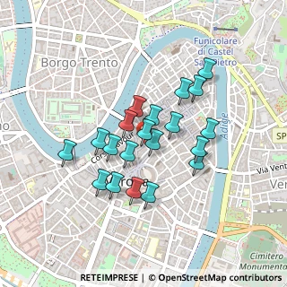 Mappa Vicolo Rensi, 37121 Verona VR, Italia (0.3555)