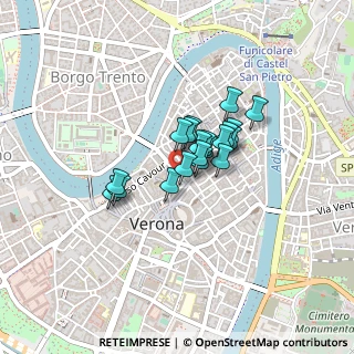 Mappa Via Antonio Cantore, 37121 Verona VR, Italia (0.2515)