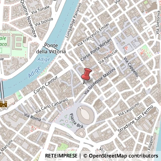 Mappa Via Antonio Cantore, 3, 37121 Verona, Verona (Veneto)