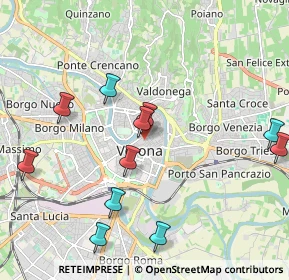 Mappa Vicolo del Guasto, 37121 Verona VR, Italia (2.20818)