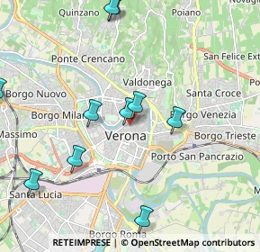 Mappa Via Mario Alberto, 37121 Verona VR, Italia (2.44909)
