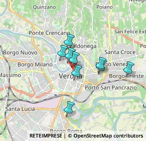 Mappa Vicolo del Guasto, 37121 Verona VR, Italia (1.81)