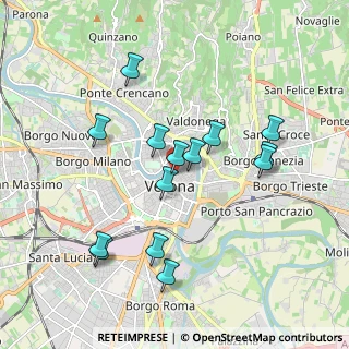 Mappa Via Antonio Cantore, 37121 Verona VR, Italia (1.79786)