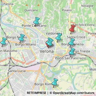 Mappa Vicolo del Guasto, 37121 Verona VR, Italia (2.27727)