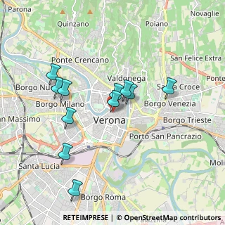 Mappa Vicolo del Guasto, 37121 Verona VR, Italia (1.71636)