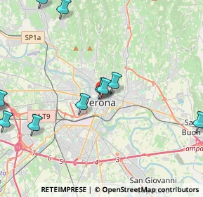 Mappa Via Antonio Cantore, 37121 Verona VR, Italia (5.14)