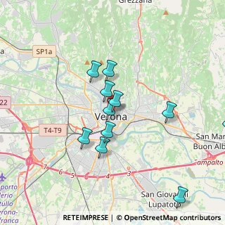Mappa Vicolo Rensi, 37121 Verona VR, Italia (3.51273)