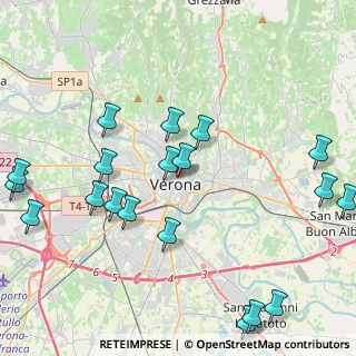 Mappa Via Antonio Cantore, 37121 Verona VR, Italia (5.3685)