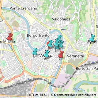 Mappa Vicolo Rensi, 37121 Verona VR, Italia (0.68636)
