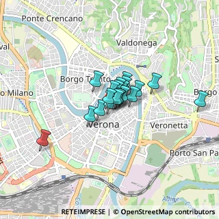 Mappa Vicolo Rensi, 37121 Verona VR, Italia (0.4285)