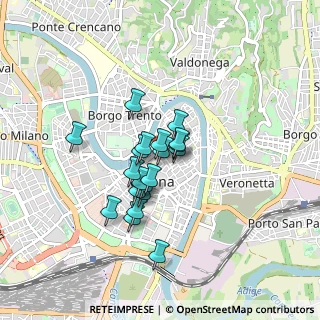 Mappa Vicolo Rensi, 37121 Verona VR, Italia (0.5965)
