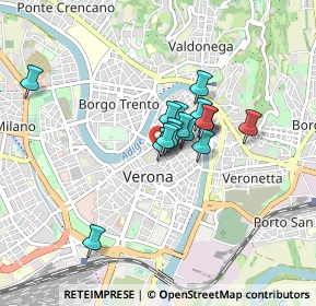 Mappa Via Mario Alberto, 37121 Verona VR, Italia (0.53824)