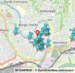 Mappa Vicolo del Guasto, 37121 Verona VR, Italia (0.69176)