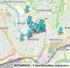 Mappa Vicolo del Guasto, 37121 Verona VR, Italia (0.4875)