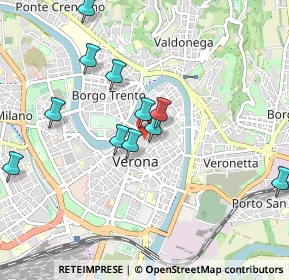 Mappa Vicolo Rensi, 37121 Verona VR, Italia (0.92)