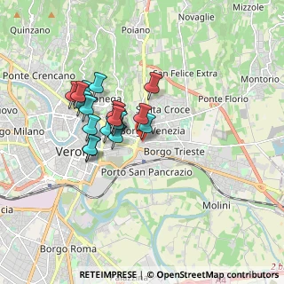 Mappa Via G. dai Libri, 37131 Verona VR, Italia (1.40833)