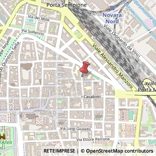 Mappa Via Mario Greppi, 9, 28100 Novara, Novara (Piemonte)