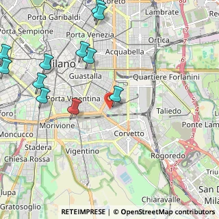 Mappa Via Pietro Colletta, 20137 Milano MI, Italia (2.73818)