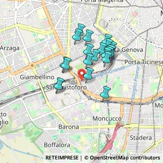 Mappa Via Privata Luigi Sala, 20143 Milano MI, Italia (0.7365)