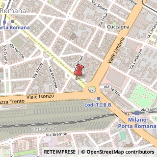 Mappa Corso Lodi, 34, 20135 Milano, Milano (Lombardia)