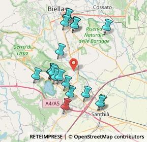 Mappa Via Capoluogo, 13885 Salussola BI, Italia (7.323)