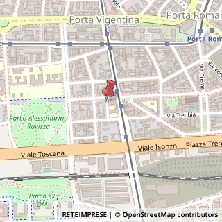 Mappa Via Giovanni Bellezza, 5, 20136 Milano, Milano (Lombardia)