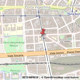 Mappa Via Giovanni Bellezza, 1, 20136 Milano, Milano (Lombardia)