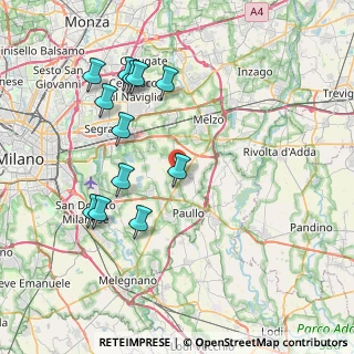 Mappa , 20090 Settala MI, Italia (8.14583)