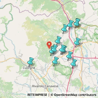 Mappa Via Cil .Carpen, 10080 Issiglio TO, Italia (7.20857)