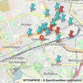 Mappa Via Privata Rosalba Carriera, 20146 Milano MI, Italia (1.0795)