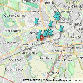 Mappa Via Privata Rosalba Carriera, 20146 Milano MI, Italia (1.44091)