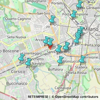 Mappa Via Privata Rosalba Carriera, 20146 Milano MI, Italia (2.07625)