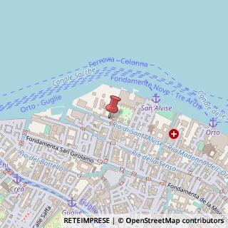 Mappa Via Angelo Spinazzi, 36, 30121 Venezia, Venezia (Veneto)