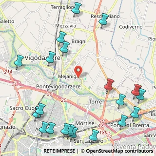 Mappa Via Negroponte, 35133 Padova PD, Italia (3.1115)