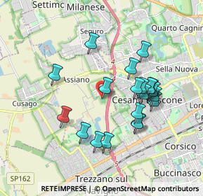 Mappa Via Muggiano, 20152 Milano MI, Italia (1.692)