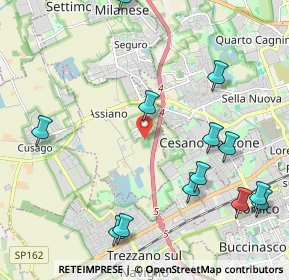 Mappa Via Muggiano, 20152 Milano MI, Italia (2.56923)