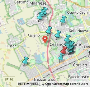 Mappa Via Muggiano, 20152 Milano MI, Italia (1.98706)