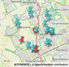 Mappa Via Muggiano, 20152 Milano MI, Italia (1.833)