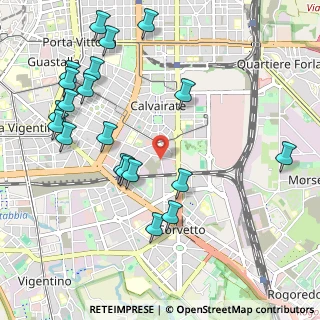 Mappa Calvairate, 20137 Milano MI, Italia (1.2075)