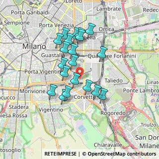 Mappa Calvairate, 20137 Milano MI, Italia (1.5325)