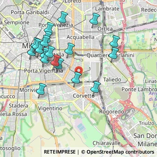 Mappa Calvairate, 20137 Milano MI, Italia (2.1645)