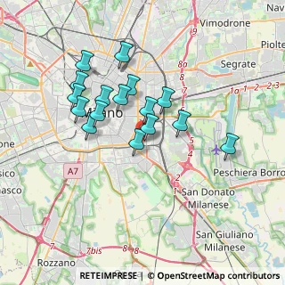 Mappa Via Giovanni Cadolini, 20137 Milano MI, Italia (3.09813)