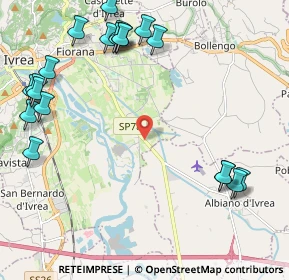 Mappa Stradale Cigliano, 10015 Ivrea TO, Italia (2.8005)