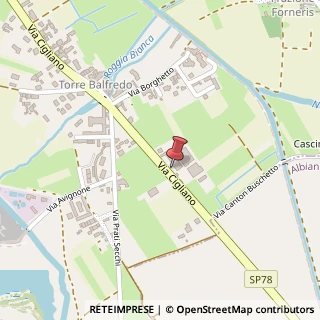 Mappa Stradale Cigliano, 61, 10015 Ivrea, Torino (Piemonte)