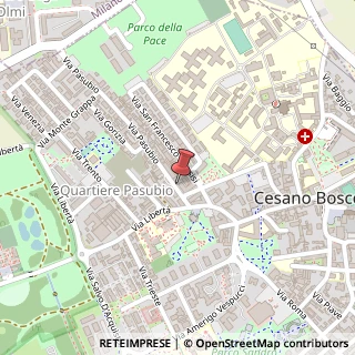 Mappa Via Pasubio, 4, 20090 Cesano Boscone MI, Italia, 20090 Cesano Boscone, Milano (Lombardia)