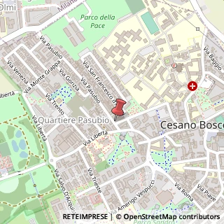 Mappa Via Pasubio, 2, 20090 Cesano Boscone, Milano (Lombardia)