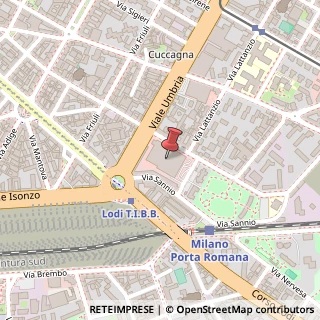 Mappa Viale Umbria, 16, 20137 Milano, Milano (Lombardia)