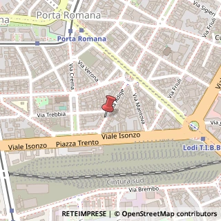 Mappa Via Adige,  19, 20135 Milano, Milano (Lombardia)