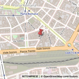 Mappa Via Adige, 10, 20135 Milano, Milano (Lombardia)